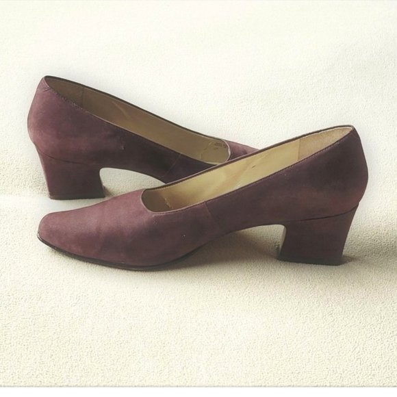 Nine West Suede Pumps, Dusky Purple - Picture 3 of 14